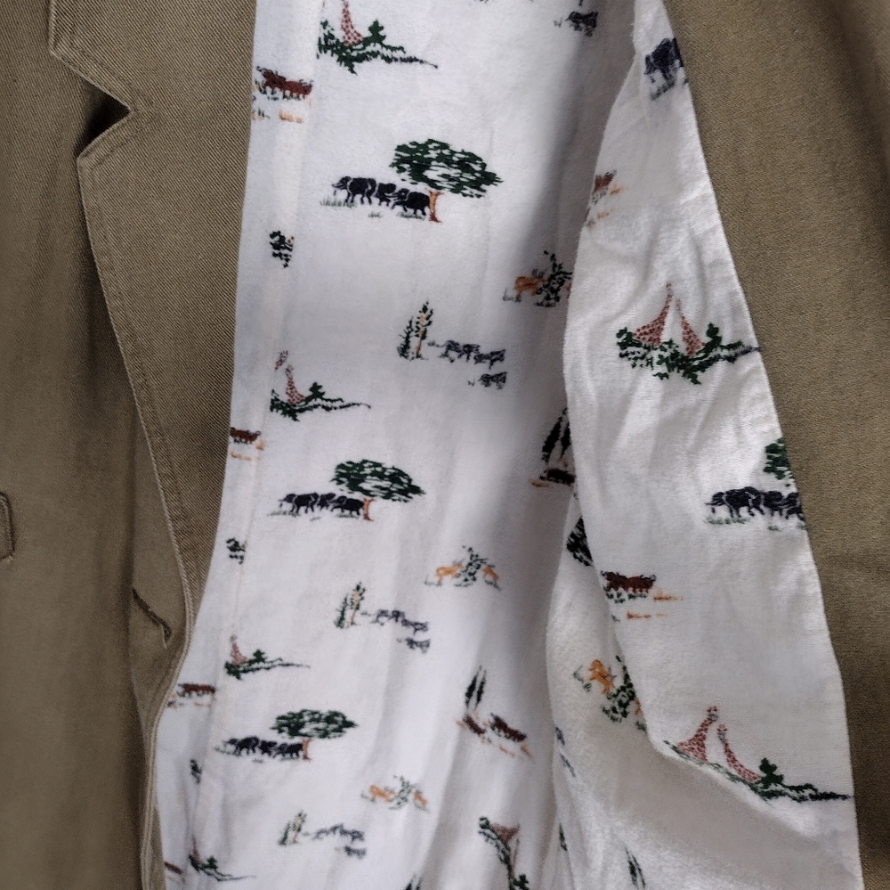 Vintage S.B.II By BIttermen Coat Size L. 100% Cotton. - Picture 9 of 16